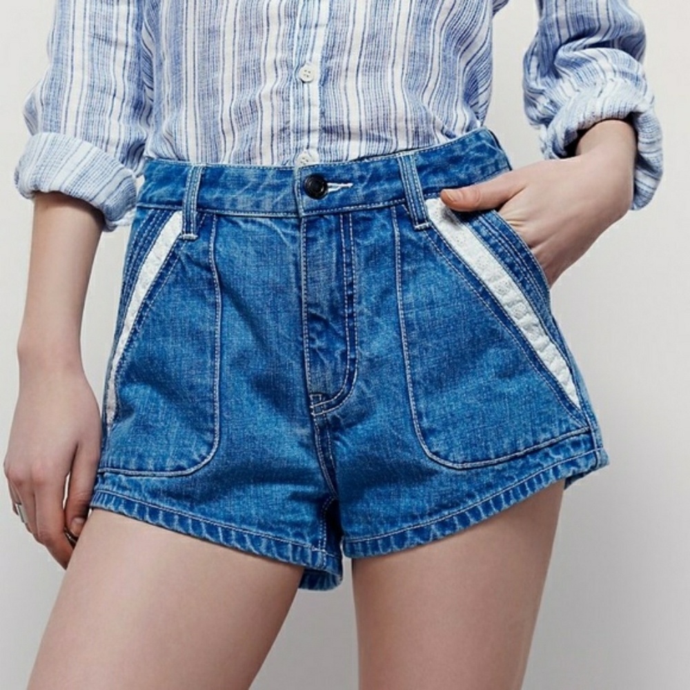 SOLD: Free People Lewis Denim Shorts